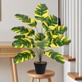 thumbnail image 5 of MMJ Artificial Monstera Plant 25.6in Realistic Fake Potted Plant for Living Room Office Home Decor, 5 of 6