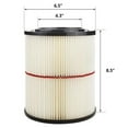 thumbnail image 5 of POINTERTECK Cartridge Vacuum Cleaner Filters for Shop Vac Craftsman 9-17816 17816 Wet/Dry Vacuum, 5 of 5