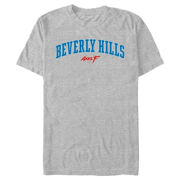Men's Beverly Hills Cop: Axel F Classic Blue Logo  Graphic T-Shirt