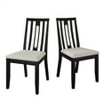 thumbnail image 4 of Castle Place Contemporary Wooden Dining Chair,Set of 2, Black, 4 of 8