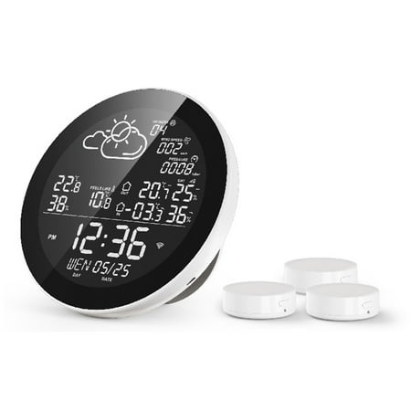 

Goodhd Indoor and outdoor thermohygrometer radio wave meteorological station