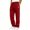 #Red, variant on Fanshiluo Men's Loose Straight Leg Sweatpants, Drawstring Elastic Waist Casual Jogger Pants with Side Slit Hem,L,Big and Tall Men
