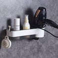 thumbnail image 1 of TIMIFIS Storage Rack Hair Dryer Wall Mount, Towel Toothbrush Toothpaste Perfume Comb Blow Dryer Organizer Storage Hanging Shelf Rack Stand, Bathroom Organizer Toothbrush Holders, 1 of 8