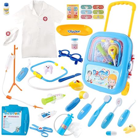 NETEHU Doctor Kit for Kids – Pretend Play Medical Set with Stethoscope
