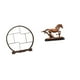 thumbnail image 1 of Expositor de artesanías,Expositor de madera para objetos de colección artísticos,Figura de caballo,Escultura de figura de caballo en miniatura coleccionable,Estatua de animal de adorno de, 1 of 8
