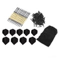 thumbnail image 1 of 12PCS Iron Copper Plating Professional Safe Soft Fashionable Unique Competitive Entertaining Dart Kit Attractive Gift, 1 of 8