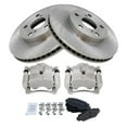 thumbnail image 3 of TRQ Front Brake Pad & Rotor Kit Brake Caliper Brake Pads Brake Rotor Semi-Metallic Fits Select 2011-2016 Lexus CT200h 2010-2015 Toyota Prius 2012-2015 Prius Plug-In, 3 of 4