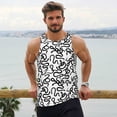 thumbnail image 6 of Cauagu Hand Drawn Snake Print Men's Sleeveless Muscle Shirts,Tank Tops Quick Dry Workout Tank Top Gym Muscle Tee Fitness Bodybuilding T Shirt for Men-4X-Large, 6 of 7