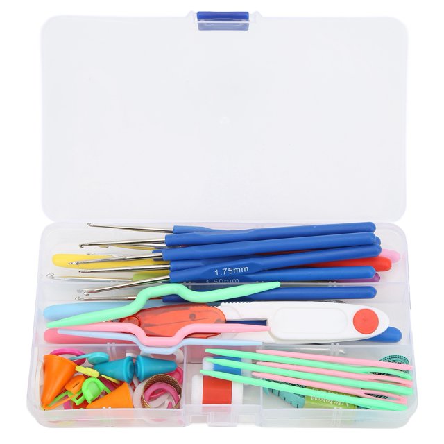 Kit de crochet portátil Costura Tejido Suéter Chal Aguja de crochet Herramientas de tejido
