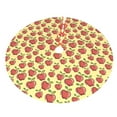 thumbnail image 3 of Kll 30" Christmas Tree Skirt Apple Xmas Tree Skirts Mat For New Year Xmas Holiday Party Indoor Outdoor Home Decoration, 3 of 9