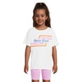 Athletic Works Girls Active Graphic Tee 2Pack, Sizes 418 & Plus