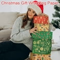 thumbnail image 6 of Syvvy Christmas Wrapping Paper,Gift Wrap Paper, Christmas Holiday Designs 6 Pcs.(Not Rolls,Only 6 Pack paper), 6 of 9
