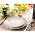 thumbnail image 2 of Gold Heart Cocktail Napkins (50 Pack) 5 X 5 Inches, Gold Foil, 2 of 7