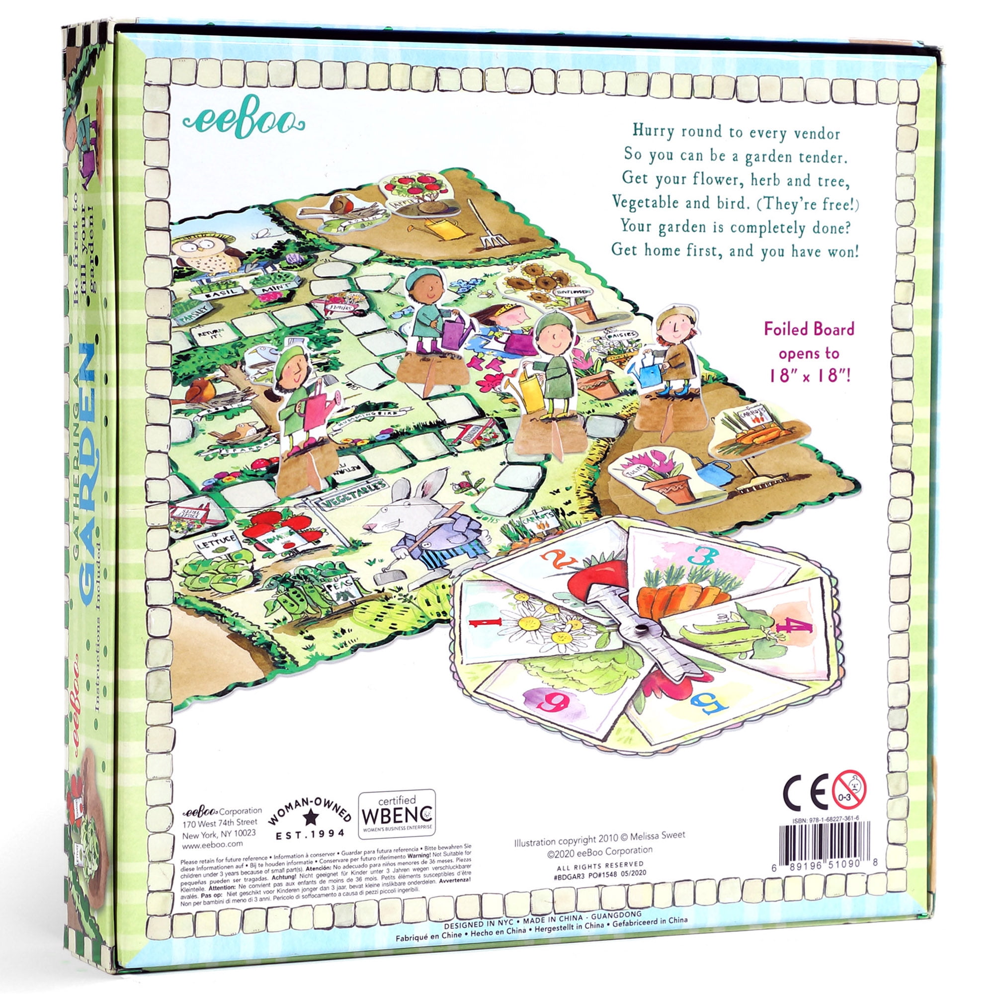 eeBoo Gathering a Garden Board Game