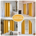 thumbnail image 2 of Cortinas de puerta MYSKY HOME, opacas, color amarillo mostaza, 86 x 203 cm, 2 of 7