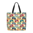 thumbnail image 1 of Easygdp Retro With Joysticks Bolsa Tote para Mujer, Bolso de Hombro para Trabajo, Playa, Viajes, Compras y Supermercado, 1 of 7