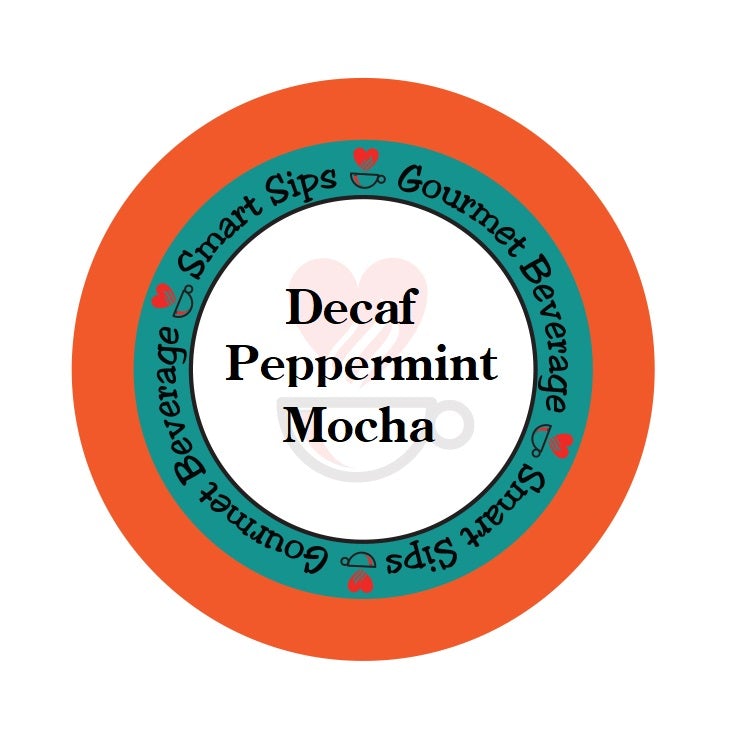Decaf Peppermint Mocha Coffee, Gourmet 