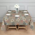 thumbnail image 2 of 60x60 Inch Waterproof Square Tablecloth, Thickened Polyester Table Cover for Dining & Parties, Floral Print, 2 of 6