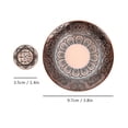 thumbnail image 2 of M Buder Quemador de Incienso de Aleación Atrapacenizas Estatua de Flor Plato Incensario con 9 Agujeros para Varillas Decoración de Hogar Centro de Mesa Relajante Meditación Yoga 9.7 cm / 3.8 inches, 2 of 9