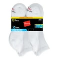 thumbnail image 2 of Hanes Men's FreshIQ X-Temp Active Cool Ankle Socks, 12 + 1 Bonus Pack, 2 of 4