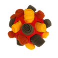 thumbnail image 1 of Bola de olfateo para perros, juguete de goma de alimentación lenta, comida tibetana para mascotas, aumento de IQ, alimentador de alimentos, juegos de entrenamiento para cachorros, Bola de olfateo qym unisex, 1 of 2