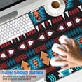 thumbnail image 2 of Long Mouse Pads for Desk,Blue and Orange Geometric Boho Pattern Desk Mats on Top Of Desks, Desk Mouse Pad Extra Large with 3mm Non-Slip Base and Stitched Edge for Gaming,Office,Work,Home 47.3"x23.6", 2 of 6