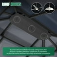 thumbnail image 3 of Clouddwell 12'x14' Hardtop Gazebo - Polycarbonate Double Roof with Netting & Curtains for Patio, Garden Sun Protection,Gray, 3 of 6