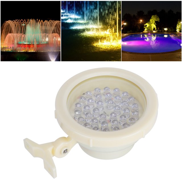 Lámpara subacuática ANGGREK 220 V fuente LED confiable colorida para paisaje de fuente