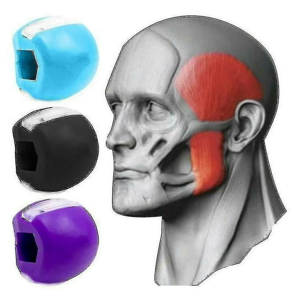 3 Pack Silicone Masseter Chew Ball Facial Muscle Jaw And Neck Muscle Exercise Ball Nm9