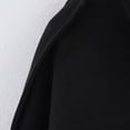 thumbnail image 5 of GEWSEY Womens Suede Zipperd Bomber Jacket Lapel Long Sleeve Motorcycle Cropped Coat Y2k Going Out Jackets Outerwear (Black, S), 5 of 9