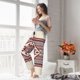 thumbnail image 5 of Fotbe Fashion Tatreez Pantalones de Pijama para Mujer, Pantalones de Dormir, Pantalones Pj con Cordón y Bolsillos-3X-Large, 5 of 6