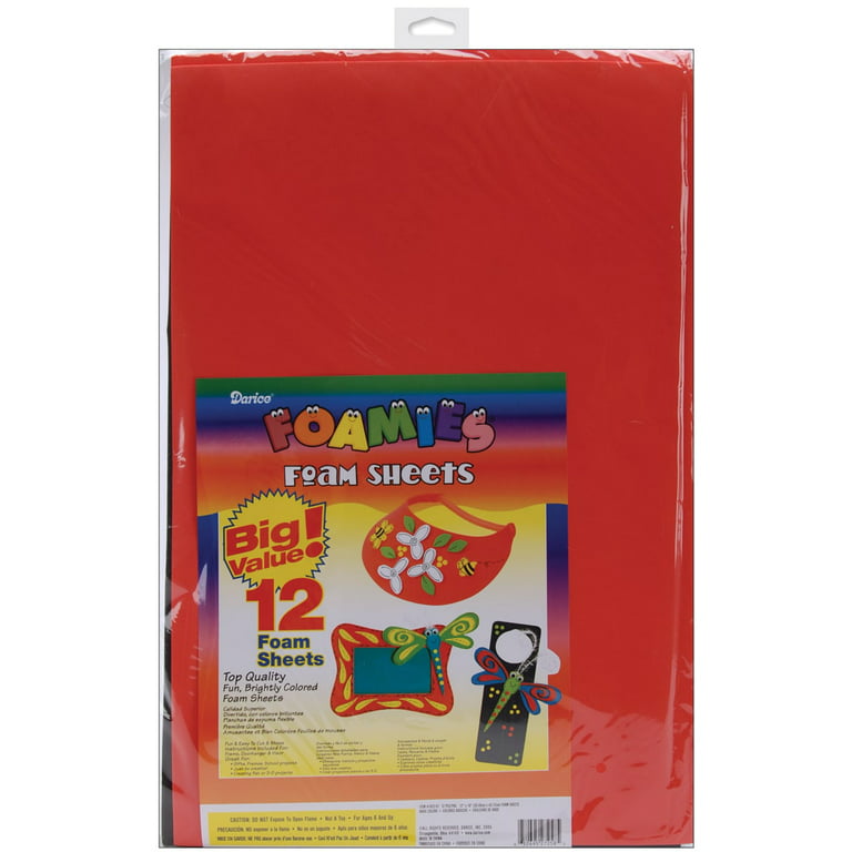 Colorations Foam Sheets, 9 inch x 12 inch - Set of All 10 (Item #Clrfmset)