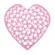 thumbnail image 5 of Confeti De De Decoración De Pared De Colgante Tejida De l Corazón De Diy Para Decoración Del Sitio Rosado Baoblaze Decoración colgante en forma de corazón, 5 of 8