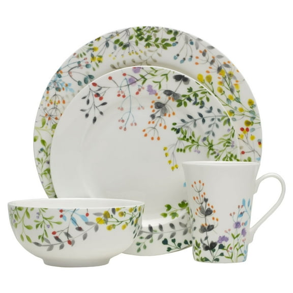 Mikasa Tivoli Garden 16-Piece Dinnerware Set, Service 4