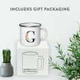 thumbnail image 4 of Koyal Wholesale Stainless Steel Campfire Coffee Mug, Blush Floral Monogram, Letter G, 4 of 5