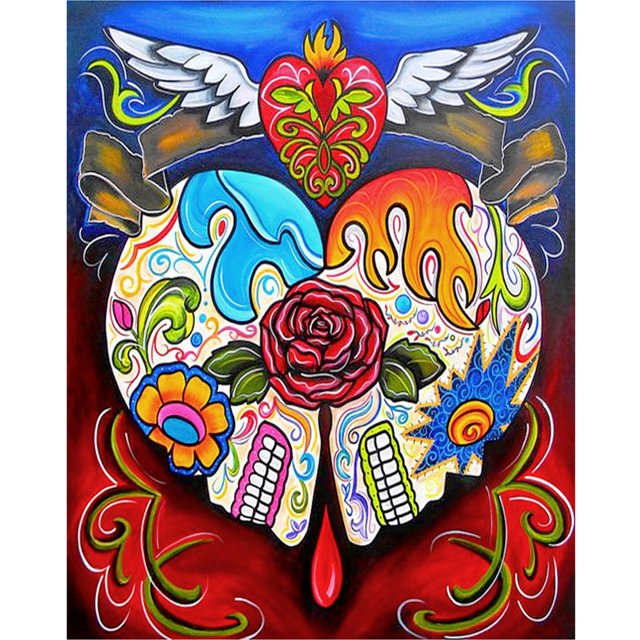 Cuadros Decorativos Cartón de pintura al óleo por números Imagen para colorear Arte digital Ehuebsd Nuevos Originales