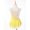 Yellow-A, variant on YiZYiF Girls Sparkly Rhinestone Mesh Splice Ballet Gymnastics Leotard Figure Skating Dress