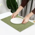 thumbnail image 4 of Manteles individuales para mesa, manteles individuales resistentes al calor para mesa de cocina, manteles individuales de PVC, fáciles de limpiar, 4 of 5