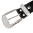 thumbnail image 4 of Cinturón de cristal para mujer Sunnimix Western Cowgirl Negro, 4 of 8