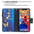 thumbnail image 3 of Compatible with  13 Detachable Magnet Zipper Wallet Leather Case Cash Pocket with Multiple Card Slots Holder Wrist Strap Removable Cover, 3 of 8
