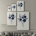 thumbnail image 4 of Indigo Sketch Bouquet I Premium Gallery Wrapped Canvas - Ready to Hang, 4 of 5