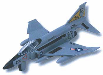 7" Diecast Toy Beign Aircraft /Fighter,U.S Pull Back To Go Navy Details about   F-4 Phantom 