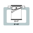 thumbnail image 4 of Siiluminisoy Boho Area Rug 8x10, Machine Washable Rugs for Living Room, Non Slip Carpet Printed, Low Pile, Light Taupe Gray, 4 of 9