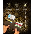 thumbnail image 2 of Slim Bifold Wallets For Men RFID - Front Pocket Leather Small Mens Wallet With ID Window Gifts For Men, 2 of 7