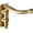 Gold, variant on Blackout Curtain rod for windows 48 to 84, Wrap Around Curtain Rods for Bedroom, Living Room, Adjustable from 30 to 86 Inches, Matte Black