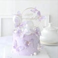 thumbnail image 4 of Set of 9 Purple Butterfly Wall Decals, 3D Removable Stickers for Home Decor, Nursery, Bedroom, Easy to Apply, 4 of 5