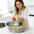 thumbnail image 4 of Partheme Fruit and Vegetable Washing Machine, Upgrade Electrolysis Purification Fruit Cleaner Device Waterproof Fruit and Vegetable Purifier Clean Fresh Produce in Water, White, 4 of 6