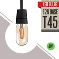 thumbnail image 2 of T45 4W LED Edison Bulb Warm White Dimmable E26 Vintage LED Filament Light Bulb~1047, 2 of 11