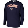 thumbnail image 2 of Men's Fanatics Navy Houston Texans Big & Tall Thermal Long Sleeve T-Shirt, 2 of 3