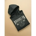 thumbnail image 3 of Brooklyn 1987 College Style Hoodie Men -Image by Shutterstock, Male Small, 3 of 4